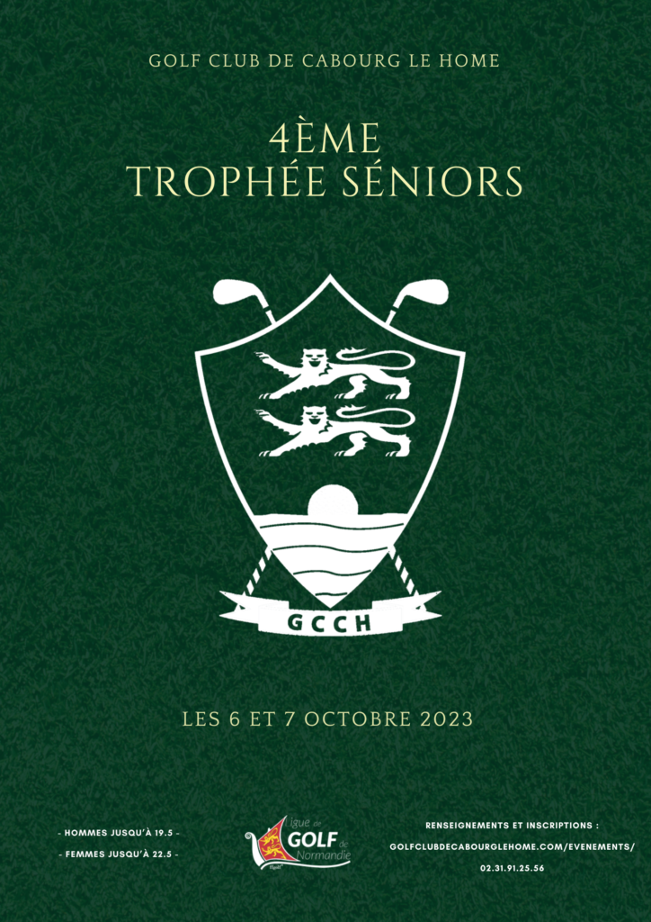 Poster Golf de Cabourg Le Home